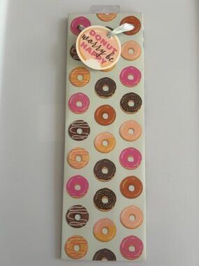 Wine Gift Bag Donuts "Donut Worry be Happy" NEW